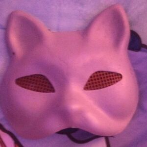 Cat Face Mask for Pets - Pink